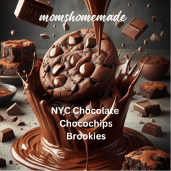 NYC Chocolate Chocochips Brookies