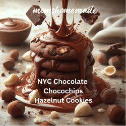 NYC Chocolate Chocochips Hazelnut Cookies