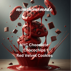 NYC Chocolate Chocochips Red Velvet Cookies